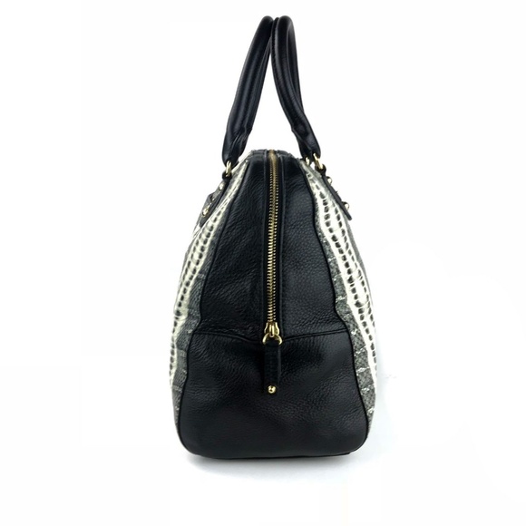 Michael Kors Python Embossed Domed Satchel - Picture 5 of 8